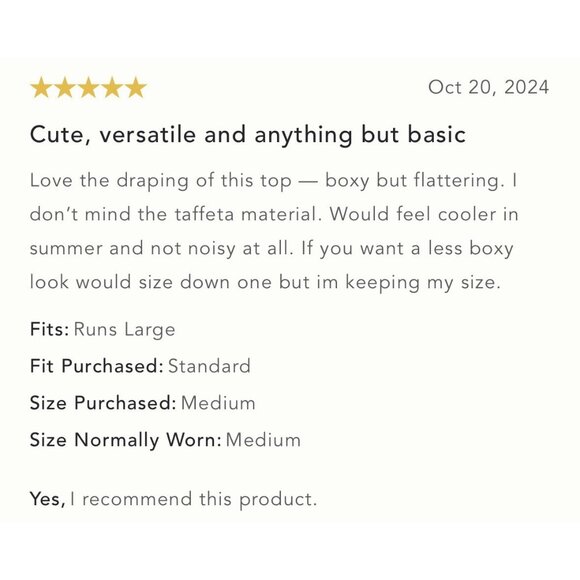 NWT Size L - Maeve Taffeta Bow Swing Blouse - Picture 14 of 16